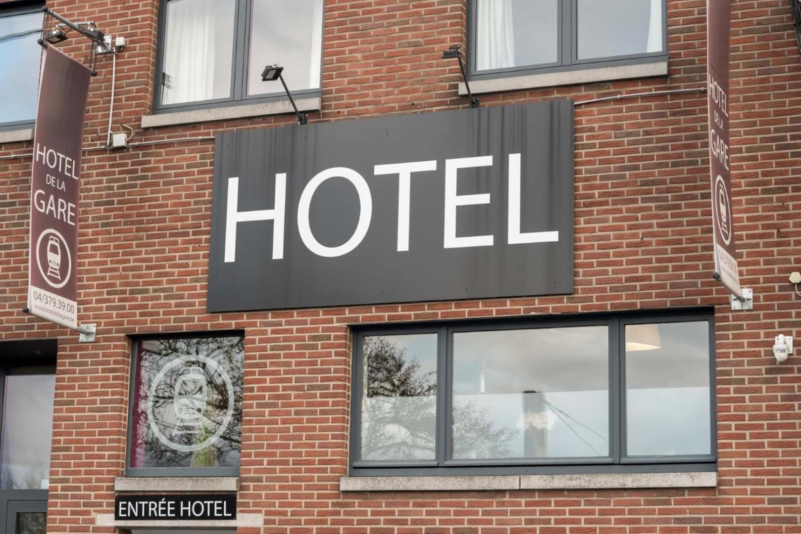 Hotel De La Gare Visé Buitenkant foto